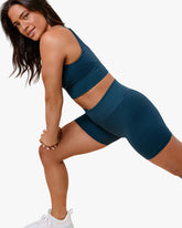 WOE WOMEN'S HIGH-RISE AURA SHORT 5" MIDNIGHT